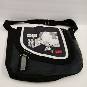 The Economist London Graphic Messenger Bag